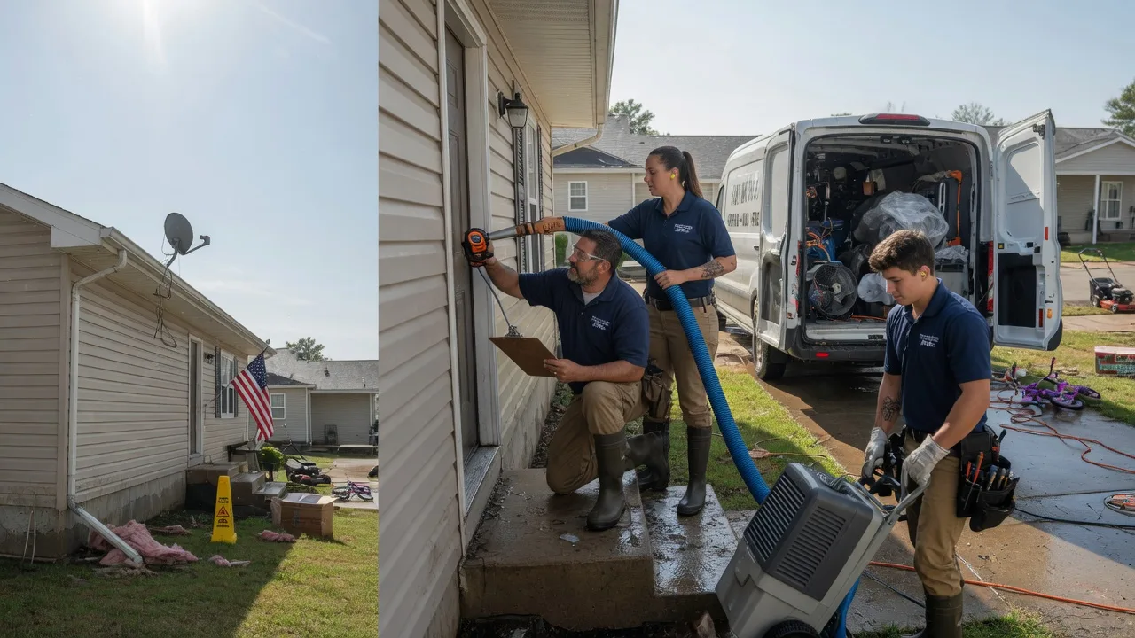Ceiling Water Damage Restoration in Scranton, IA near me
